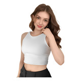 Cropped Feminino Casual Frente