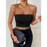 Cropped Feminino Curto De