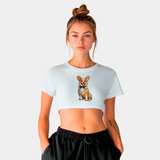 Cropped Feminino Df1 Cachorro