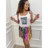 Cropped Feminino Fantasia Carnaval