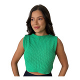 Cropped Feminino Gola Simetrica