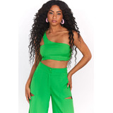Cropped Feminino Liso Alca