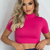 Cropped Feminino Manga Curta