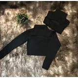 Cropped Feminino Manga Longa