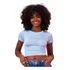 Cropped Feminino Planet Girls Azul Medio