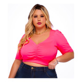 Cropped Feminino Plus Size
