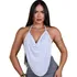Cropped Gola Boba Regata Frente Única Balada Luxo Elegante