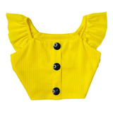Cropped Infantil Canelado Modinha