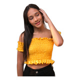 Cropped Infantil Ciganinha Feminino