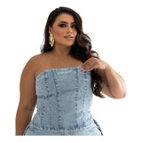 Cropped Jeans Corset Plus