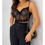 Cropped Luxo De Renda