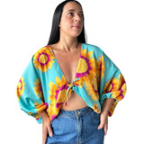 Cropped Luxo Praiano Blusa