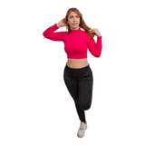 Cropped Manga Longa Gola