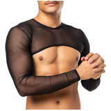 Cropped Masculino Preto Leve