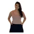 Cropped Modal Feminina Blusa De Alça Blogueira Tricot Verão