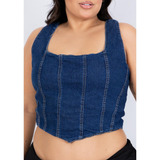 Cropped Plus Size Jeans