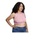 Cropped Plus Size Regata De Trico Tamanho Grande Promoção