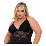 Cropped Plus Size Renda
