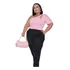 Cropped Plus Size Um Ombro Só Mula Manca Bojo Lycra Elegante
