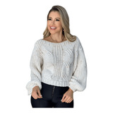 Cropped Ponto Largo Blusa
