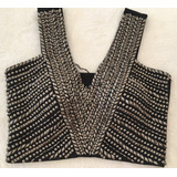 Cropped Preto Pedraria Magda