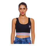 Cropped Regata Feminino Ecko