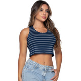Cropped Regata Listra Blusa