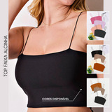 Cropped Top Alcinha Fina