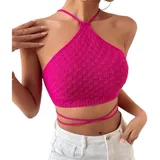 Cropped Top Amarracao Cruzada