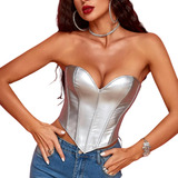 Cropped Top Blusa Bustier