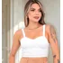 Cropped Top Blusinha Feminina Alcinha Bojo Neoprene