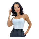 Cropped Top Corselet Corset