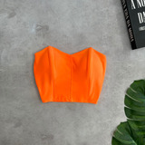 Cropped Top Corselet Corset