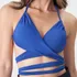 Cropped Top De Amarrar Multiformas Trançado Decote Alcinha