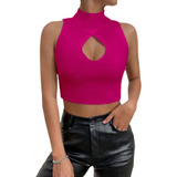 Cropped Top Decote Gota