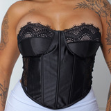 Cropped Top Estilo Corpet