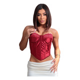 Cropped Top Estilo Corpet