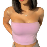 Cropped Top Faixa Com