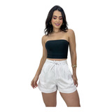 Cropped Top Faixa Reto