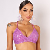 Cropped Top Feminino Paete