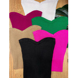 Cropped Top Feminino Tomara
