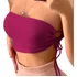 Cropped Top Feminino Verão Topinho Faixa C/ Amarração 9 Em 1
