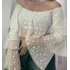 Cropped Top Planet Girls Renda Branca Babado Tomara Que Caua