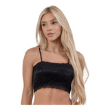 Cropped Top Renda Alca