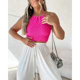 Cropped Top Trico Modal