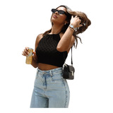 Cropped Top Trico Modal