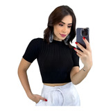 Cropped Trico Modelo Tranca