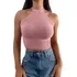 Cropped Trico Triangulo Feminina Costa Nua Tendencia Verão 
