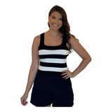 Cropped Tricot Modal Alca