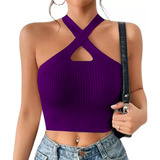 Cropped Tricot Modal Alcas
